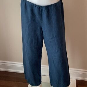 Muriel Dombret Linen Ankle Pants